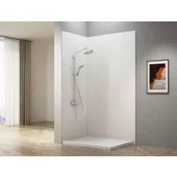 Aqualine DENIPAN zuhanyzó hátfal, 900x2100mm, matt fehér