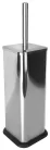 AQUALINE SIMPLE LINE szögletes WC-kefe, 95x95x38cm, fényes inox (GA1210)