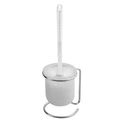  AQUALINE álló WC-kefe és tartó, 125x345x110mm, műnyag/króm (GA1304)
