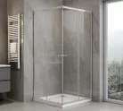 Aqualine AGGA zuhanykabin, 700x700mm, transzparent üveg