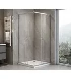 Aqualine AGGA zuhanykabin, 700x700mm, transzparent üveg