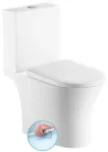 Aqualine VITO RIMLESS monoblokkos WC, ülőke nélkül, alsó/hátsó kifolyású, 61x35,5cm