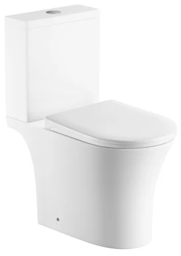 Aqualine VITO RIMLESS monoblokkos WC, ülőke nélkül, alsó/hátsó kifolyású, 61x35,5cm