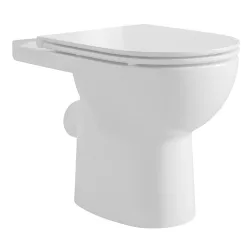 Aqualine TAVON WC-csésze monoblokkos WC-hez, Rimless, 61x35,5cm