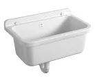 Aqualine Fali kiöntő, szifonnal, 55x34cm, PVC, fehér