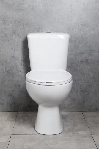 Aqualine JOSE monoblokkos WC, hátsó kifolyású, duálgombos öblítőmechanikával, 38x66cm