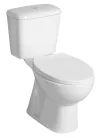 Aqualine MANUEL monoblokkos WC, alsó kifolyású, duálgombos öblítőmechanikával, 38x66cm