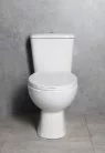 Aqualine MANUEL monoblokkos WC, alsó kifolyású, duálgombos öblítőmechanikával, 38x66cm