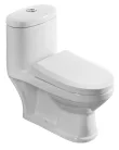 Aqualine PETIT WC monoblokkos gyermek WC alsó/hátsó kifolyású 53x50cm