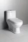 Aqualine PETIT WC monoblokkos gyermek WC alsó/hátsó kifolyású 53x50cm