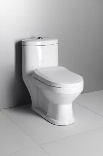 Aqualine PETIT WC monoblokkos gyermek WC alsó/hátsó kifolyású 53x50cm
