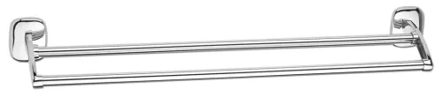AQUALINE RUMBA dupla törölközőtartó, méretre vágható, 600mm, króm (RB111)