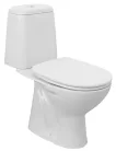 Aqualine RIGA monoblokkos WC, alsó kifolyású, duálgombos öblítőmechanika 34,5x65cm