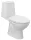 Aqualine RIGA monoblokkos WC, alsó kifolyású, duálgombos öblítőmechanika 34,5x65cm