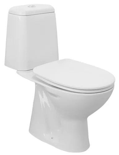 Aqualine RIGA monoblokkos WC, alsó kifolyású, duálgombos öblítőmechanika 34,5x65cm
