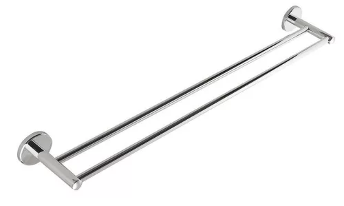 AQUALINE SAMBA dupla törölközőtartó, 60cm, króm (SB111)