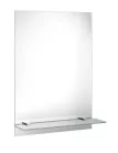 AQUALINE SAMBA üvegpolc, 60x10cm, átlátszó üveg (SB125)