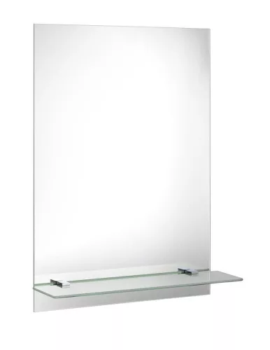 AQUALINE SAMBA üvegpolc, 60x10cm, átlátszó üveg (SB125)