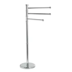   AQUALINE SAMBA szabadonálló 3 részes törölközőtartó, fényes inox (SB161)