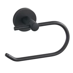   AQUALINE SAMBA WC-papírtartó, fedél nélkül, fekete (SB217)