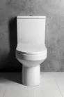 Aqualine VERMET monoblokkos WC, alsó/hátsó kifolyású