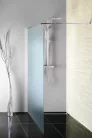 Aqualine WALK IN Fix zuhanyfal, 800mm, Brick üveg