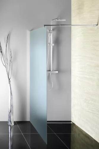 Aqualine WALK IN Fix zuhanyfal, 800mm, Brick üveg