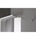 Aqualine WALK IN Fix zuhanyfal, 800mm, transzparent üveg