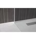 Aqualine WALK IN Fix zuhanyfal, 900mm, transzparent üveg