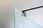 Aqualine WALK IN Fix zuhanyfal, 1000mm, Brick üveg