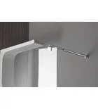 Aqualine WALK IN Fix zuhanyfal, 1100mm, transzparent üveg