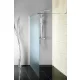 Aqualine WALK IN Fix zuhanyfal, 1200x1900 mm, Brick üveg