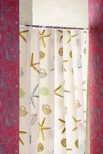 AQUALINE zuhanyfüggöny, 180x200cm (ZV016)