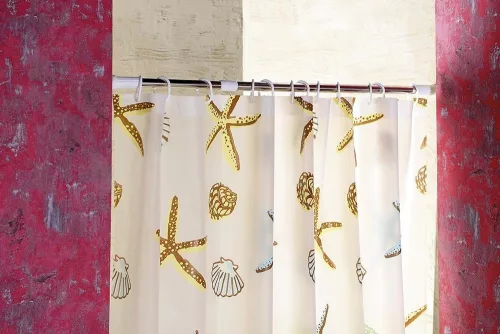 AQUALINE zuhanyfüggöny, 180x200cm (ZV016)