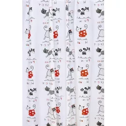 AQUALINE zuhanyfüggöny, 180x180cm (ZV023)