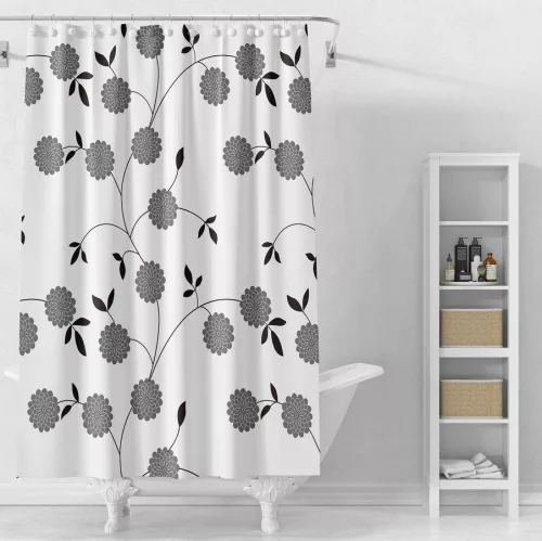 AQUALINE zuhanyfüggöny, 180x180cm (ZV037)