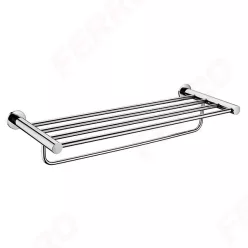 Ferro smile dupla törölközőtartó polc, króm (ASM35)