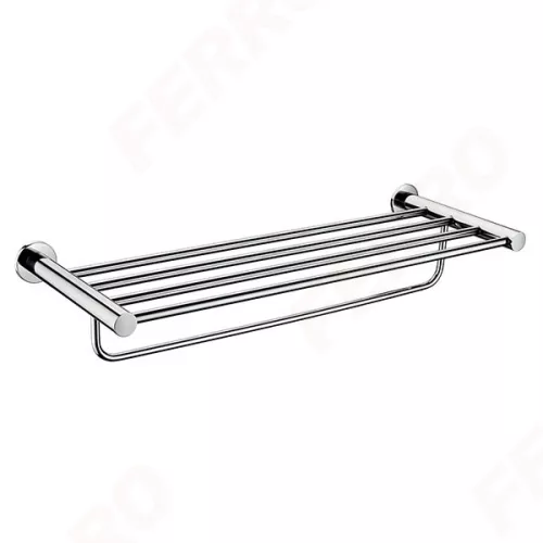 Ferro smile dupla törölközőtartó polc, króm (ASM35)