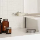 Ferro Torrente rácsos szappantartó szatén króm B01