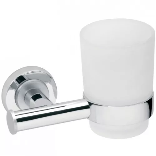 Ferro Torrente fogmosópohár és tartó szatén króm B03 rajza