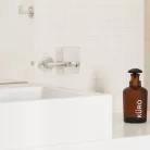 Ferro Torrente fogmosópohár és tartó szatén króm B03