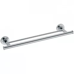 Ferro Torrente dupla törölközőtartó rúd 45 cm szatén króm B08