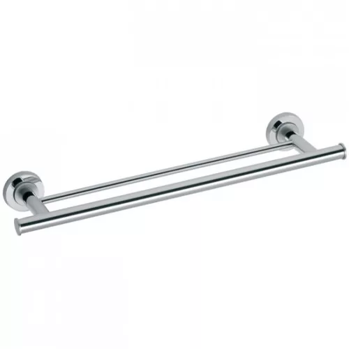 Ferro Torrente dupla törölközőtartó rúd 45 cm szatén króm B08