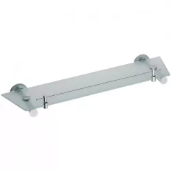 Ferro Torrente üveg piperepolc 46 cm szatén króm B13