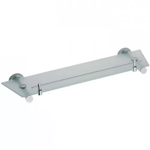 Ferro Torrente üveg piperepolc 46 cm szatén króm B13