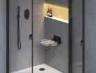 Ravak Chrome ülőke Clear/fekete