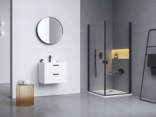 Ravak Chrome ülőke Clear/fekete