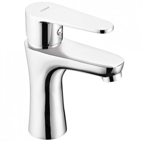 Ferro Algeo automata mosdó csaptelep króm BAG2 rajza