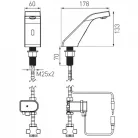 Ferro Scirocco Sensor BBB101M infrás mosdó csaptelep BBB101M