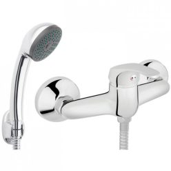 Ferro Basic zuhany csaptelep zuhanyszettel króm BBC77 rajza